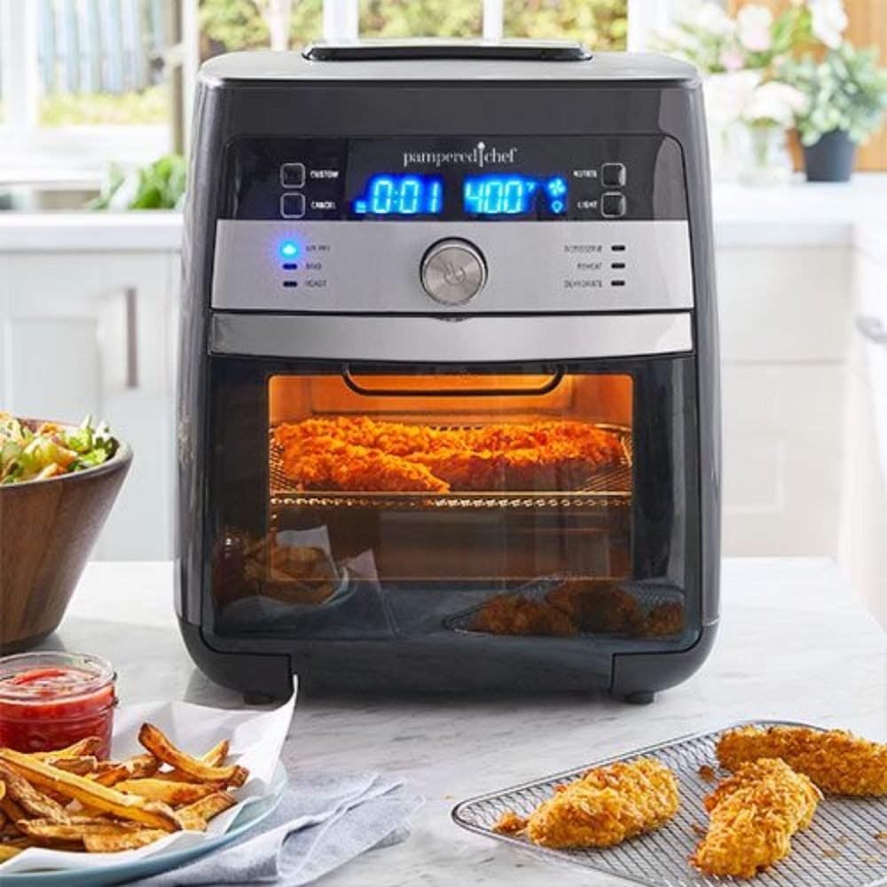 Pampered Chef Deluxe Air Fryer- NIB